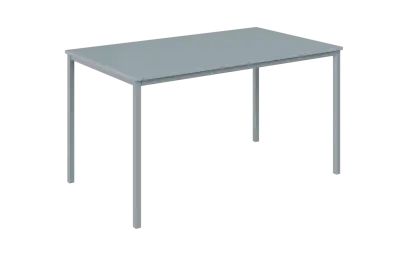 JPT 140 Jídelní stůl 1394 x 800 mm, deska šedá / podnož stříbrná